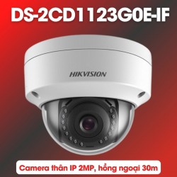 Camera Dome IP 2MP 1080P Hikvision DS-2CD1123G0E-IF hồng ngoại 30m, Zoom tự động trên phần mềm