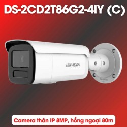 Camera IP hồng ngoại Accusense Hikvision DS-2CD2T86G2-4IY (C) 8MP, hồng ngoại 80m, chống ăn mòn