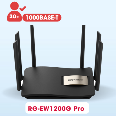 Bộ phát wifi không dây Ruijie RG-EW1200G Pro tốc độ 1267Mbps 2.4GHz và 5GHz,  phù hợp hộ gia đình, cửa hàng