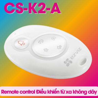 Remote control Điều khiển từ xa không dây Ezviz CS-K2-A (APEC) tần số 433MHz, sử dụng pin CR2032