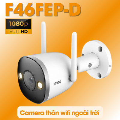 Camera thân wifi ngoài trời IMOU IPC-F46FEP-D 4MP, tích hợp míc và loa, đàm thoại 2 chiều