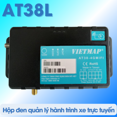 Hộp đen quản lý hành trình xe trực tuyến VIETMAP GSM AT38L xem lại lộ trình xe đã di chuyển