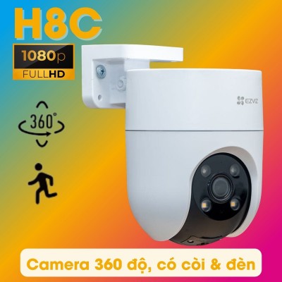 Camera không dây Ezviz H8C 2MP 1080P, đàm thoại 2 chiều, theo dõi chuyển động