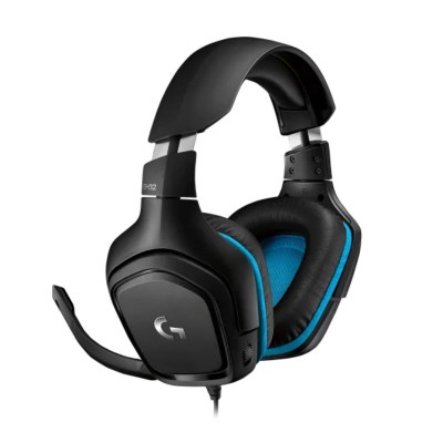 Tai nghe chơi game có dây Logitech G431 mic đơn hướng 6 mm, màng loa 50 mm 