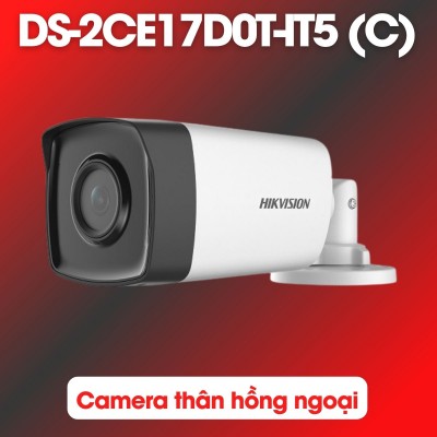 Camera hồng ngoại Hikvision DS-2CE17D0T-IT5 (C) 2MP, hồng ngoại 80m