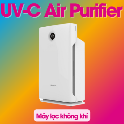 Máy lọc không khí EZVIZ UV-C Air Purifier - Lọc không gian rộng, 4 tầng lọc