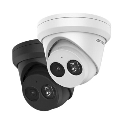 Camera Dome IP 4MP Hikvision DS-2CD2343G2-IU hồng ngoại 30m, phân biệt người và phương tiện