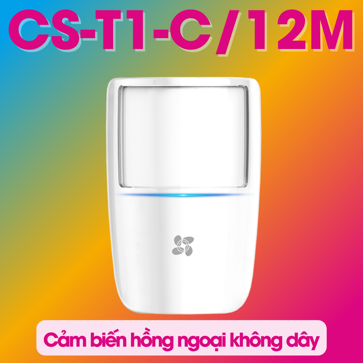 Cảm biến hồng ngoại không dây Ezviz CS-T1-C/12M (APEC) chống báo động giả, sử dụng pin CR123