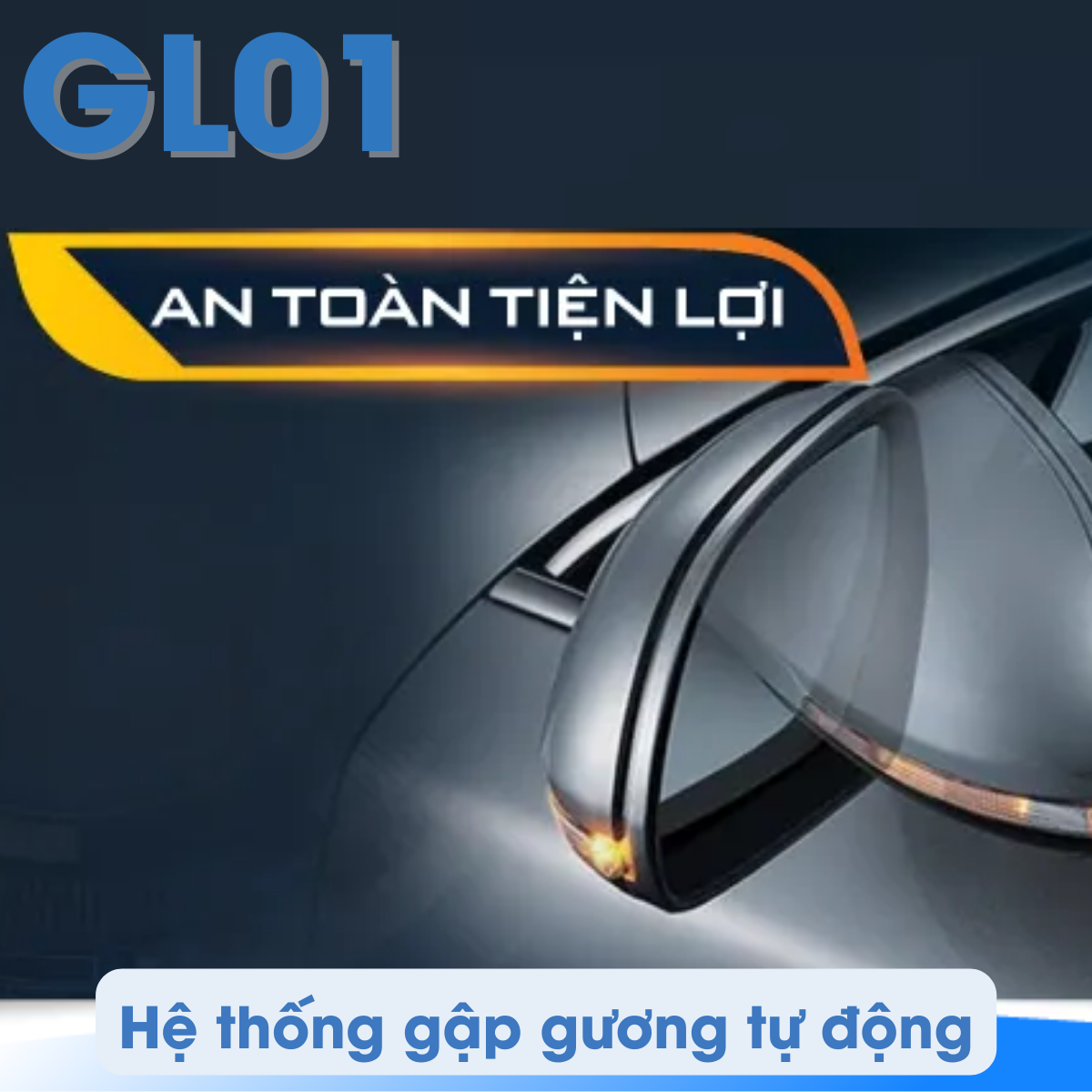 Bộ điều khiển gập gương và lên kính theo remote xe VIETMAP GL01 hỗ trợ nhiều loại xe, chống kẹt