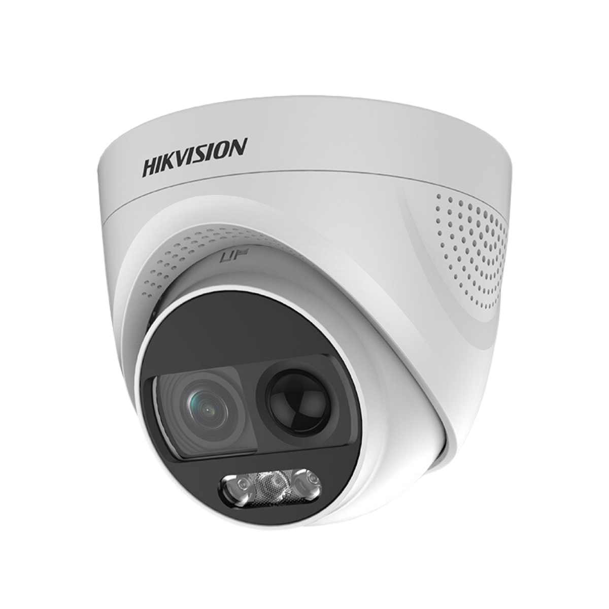 Camera Dome quan sát 2MP Hikvision DS-2CE72DFT-PIRXOF tích hợp đèn và còi, chống ngược sáng 130dB