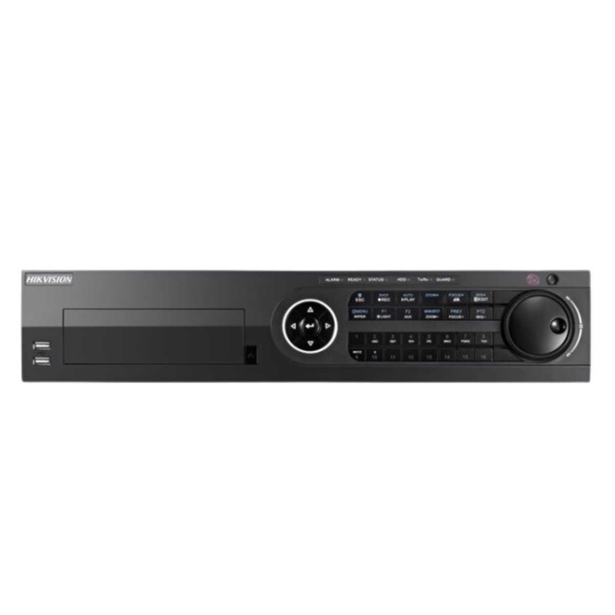 Đầu ghi camera IP 5MP Hikvision DS-8132HUHI-K8 32 kênh, hỗ trợ 8 SATA upto 10TB, 2 cổng mạng 10M/100M/1000M